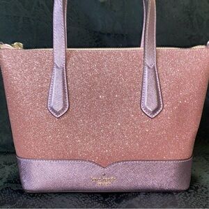 Kate Spade Lola Pink Glitter Tote Bag LIMITED ADDITION